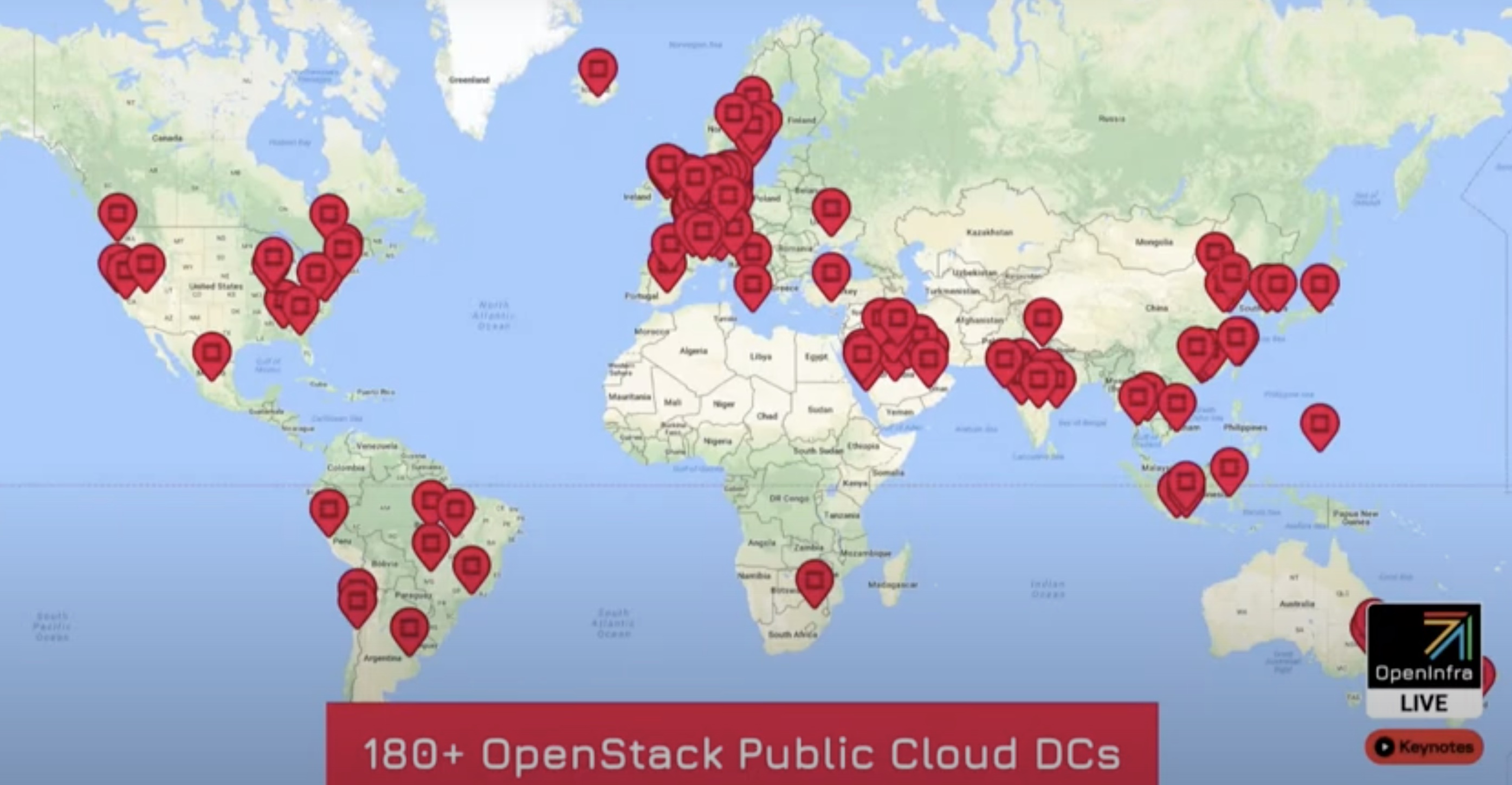 OpenStack datacenters worldwide